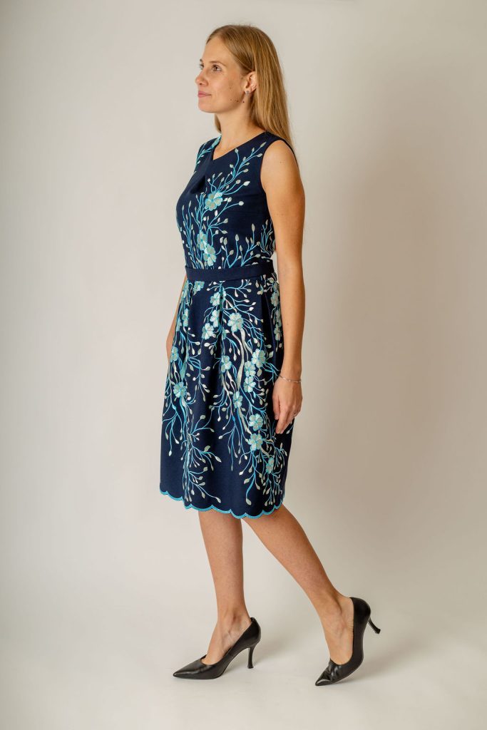 krojastvo_krojaski atelje Valentina_obleka